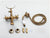 Antique Luxury Bathroom Shower Faucet Copper Black Bathtub Faucet Shower Set Wall Mounted 2 Handles Shower