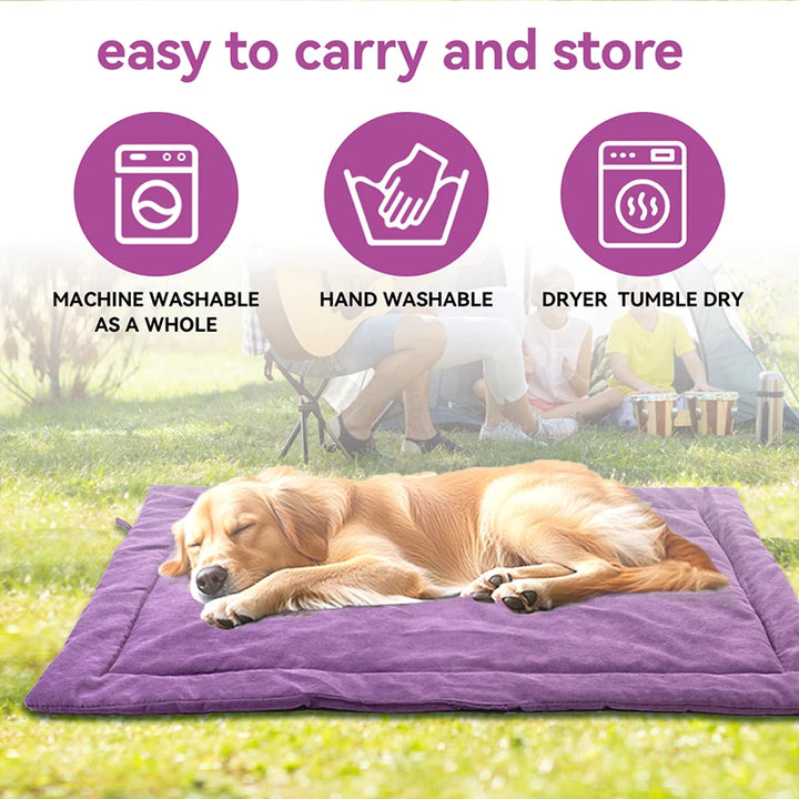 Pet Dog Picnic Travel Mat Waterproof Foldable Portable Bed Blankets Outdoor Universal All Breeds Dog Lightweight Camping Mat