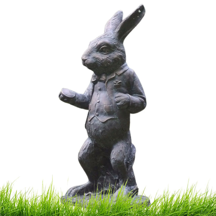 New Alice In Wonderland Garden Statue Caterpillar Rabbit Cheshire Cat Sculpture Resin Crafts Indoor Outdoor