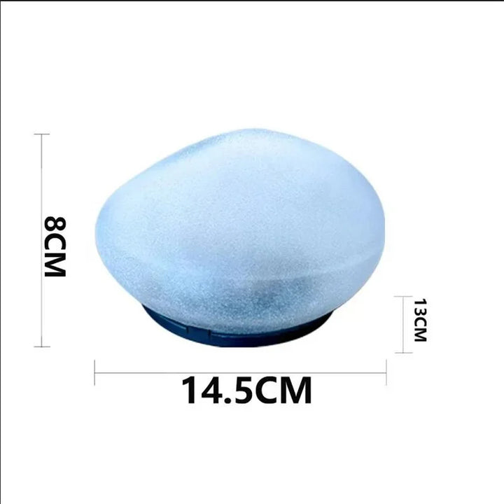 LED Solar Powered Goose Warm Stone Lights Outdoor Decorative Tile Stone Lights Wireless Twilight to Dawn Landscape Garden Decor