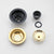 KEMAIDI Kitchen Sink Drain Strainer Stainless Steel Pop Up Sink Stopper Anti-Clogging Sink Food Catcher Basket Odor Filter Sink