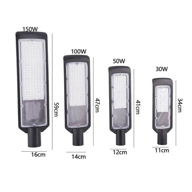 30W 50W 100W Street Light 150W LED Outdoor Lights for Garden Lights Road Lamp AC110V 220V 230V 240V COB Streetlight Lighting