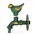 Vidric Outdoor Decorativ Garden Faucet Animal Shape Bibcock Green/Antique Brass Tap Washing Mop/Garden Watering Animal Faucet