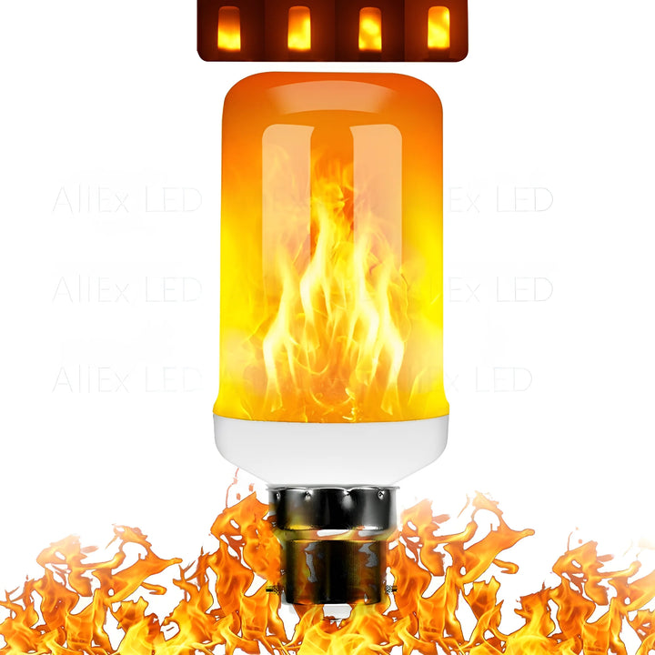 USB E14 E27 B22 Led Simulated Flame Bulbs 9W AC85-265V Luces Home Electronic Accessories Lamp Flame light Effect Bulbs Lampada