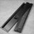 Black Floor Drain 304 Stainless Steel Shower Drain Long Strip Odor Proof Bathroom Floor Drainage Large Displacement