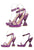 Eilyken Summer Wedding Strappy Strange Style Heels Peep Toe Ankle Buckle Strap Platform Sandals Women Shoes