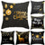 1pcs/set Christmas Black Gold Cushion Cover Merry Christmas Decorations for Home