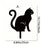 Charming Cat Family Garden Stakes – Decorative Cute Cat Silhouette,