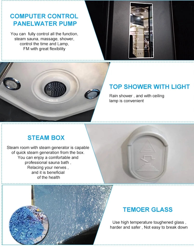 Generator Bathtub Enclosuregt0530 Maya Tub Cabinet Shower and Steam Bath