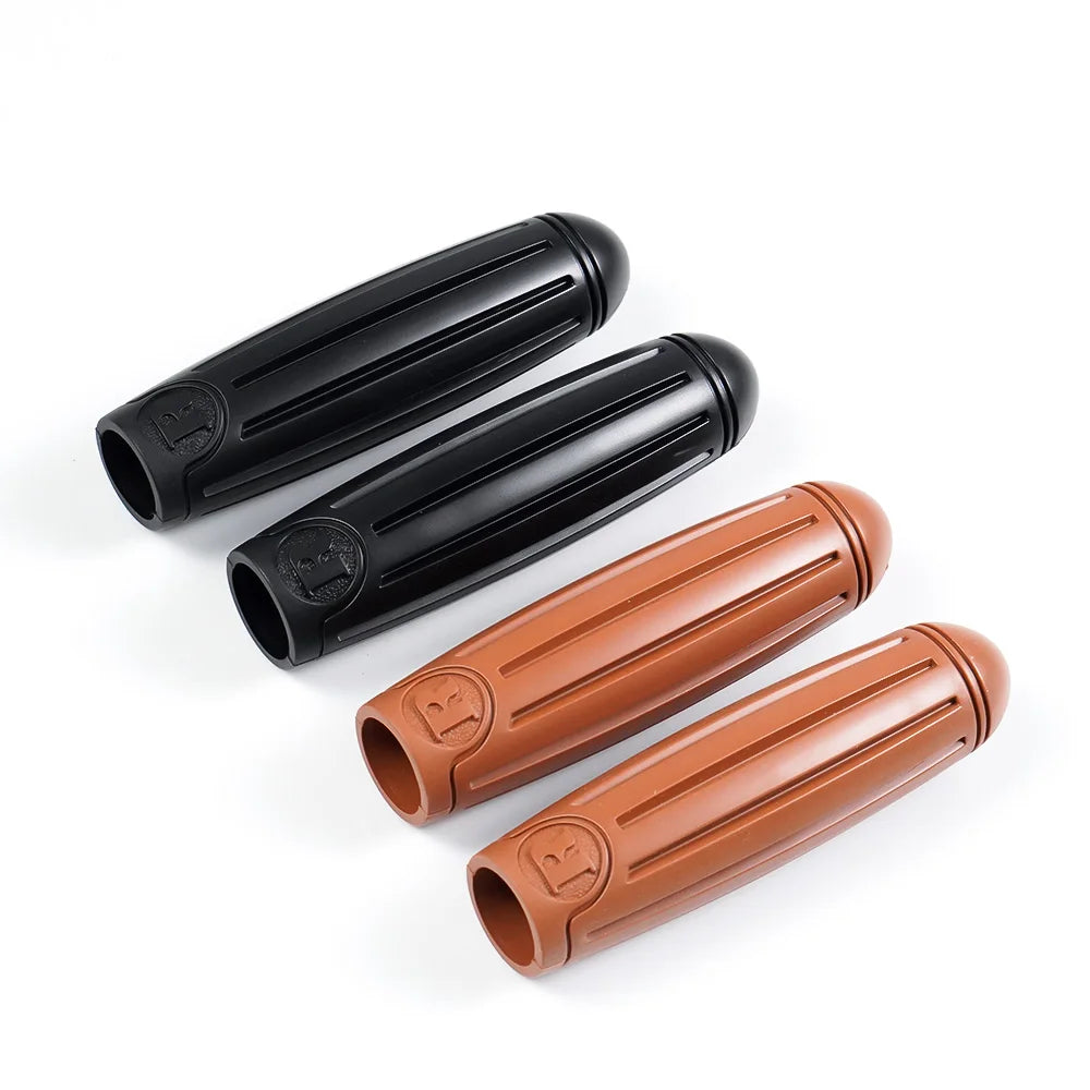 Retro Style Bike Grips 22mm - Bicycle Handlebar Grips For Fixie/Vintage Japanese Cycling Handle Bar Accessories