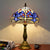Turkish Table Lamp Tiffany Stained Glass with Dragonflys Vintage Desk Lamp Mediterranean Deco Lighting