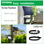 2 PCS Solar Outdoor Super Bright IP65 Waterproof Street Light  Security Lights for Garden Yard Patio Porch