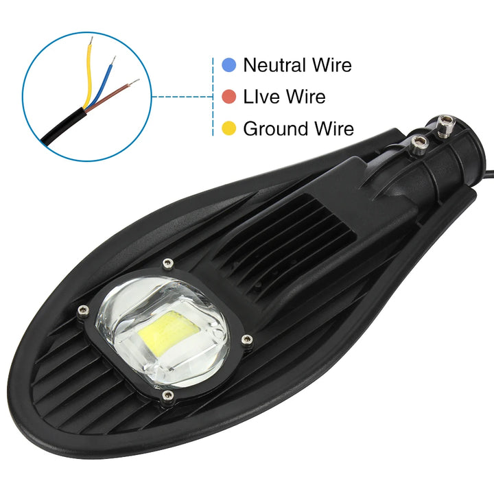 30W 50W 100W Street Light 150W LED Outdoor Lights for Garden Lights Road Lamp AC110V 220V 230V 240V COB Streetlight Lighting