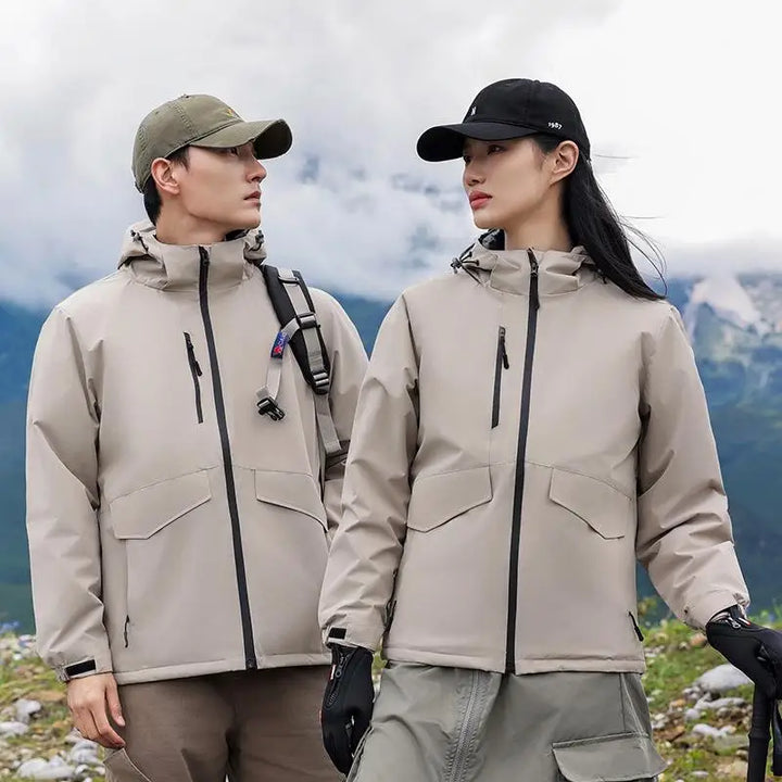 customized logo Spring Autumn Brand Men's Windproof Zipper Jacket Casual High Quality Hooded Baseball Jacket Outdoor C2366
