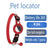 GPS Tracker for Dogs & Cats Worldwide Real-Time Tracking Collar Waterproof Anti-Lost Device , iOS/Android APP, Geo-Fence Alerts