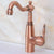 Bathroom sink faucet cold and hot bathroom faucet Antique Red Copper faucet mixer Nnf630