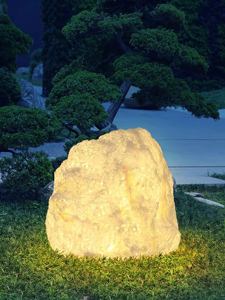 Luminous Stone Lamp Lawn Solar LED Outdoor Lighting Non Solar Lamp Outdoor Garden Decoration Outdoor Garden Light