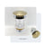 Bathroom Push Down Pop-Up Drain Sink Waste Stopper Valve Chrome Body with Color Lid Washbasin Water Head Deodorization Stopper