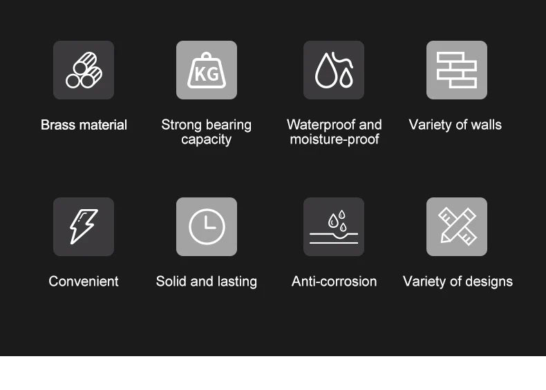 ELLEN Antique Bronze Bathroom Hardware Set Adjust Towel Rack Towel Holder Toilet Paper Holder Robe Hook EL2001A