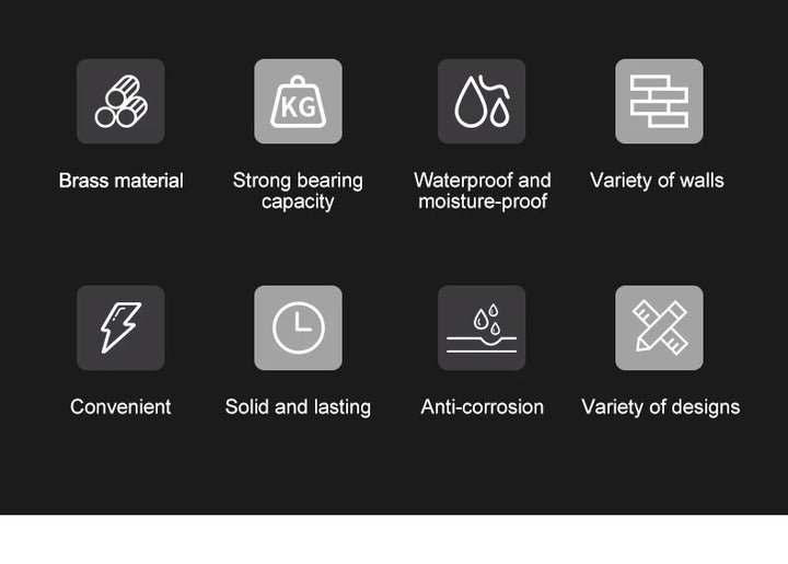 ELLEN Antique Bronze Bathroom Hardware Set Adjust Towel Rack Towel Holder Toilet Paper Holder Robe Hook EL2001A