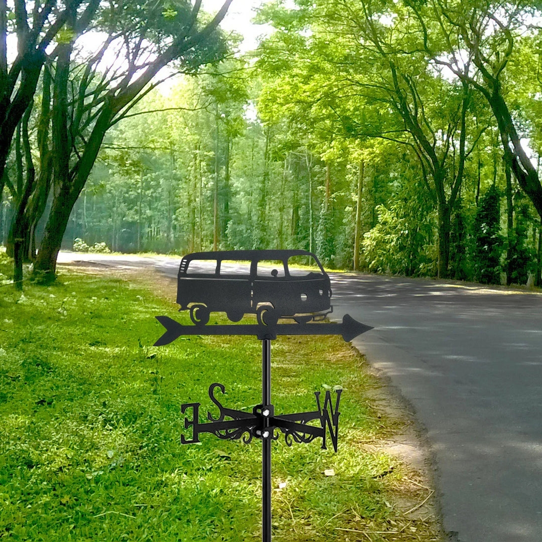 Weathervane, Metal Outdoor Garden Ironwork, Roof Courtyard Garden Decoration, Creative Furniture Chicken, Witch, Housewares New