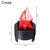 Led Fake Flame Lamp Mini 3D Flickering Fire Flame Light Electronic Night Light AU Plug Indoor