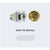 Bathroom Push Down Pop-Up Drain Sink Waste Stopper Valve Chrome Body with Color Lid Washbasin Water Head Deodorization Stopper