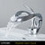 Golden/White Bathroom Basin Faucet Black Bathroom Faucet Brass Creative Grey Sink Mixer Tap Hot & Cold Waterfall Basin Faucet