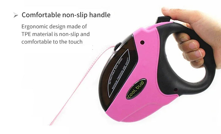 Luxury Retractable Dog Leash for Medium Dogs Puppy Chihuahua French Bulldog Pet Leashes Automatic Extending Leads