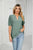 Womens Summer Tops V Neck Ruffle Sleeve Blouses Short Sleeve Casual Tops T-Shirts For Women