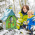 Outdoor Birdhouse Resin Garden Decoration Hanging Cabin Suitable for Small Birds Birdhouse