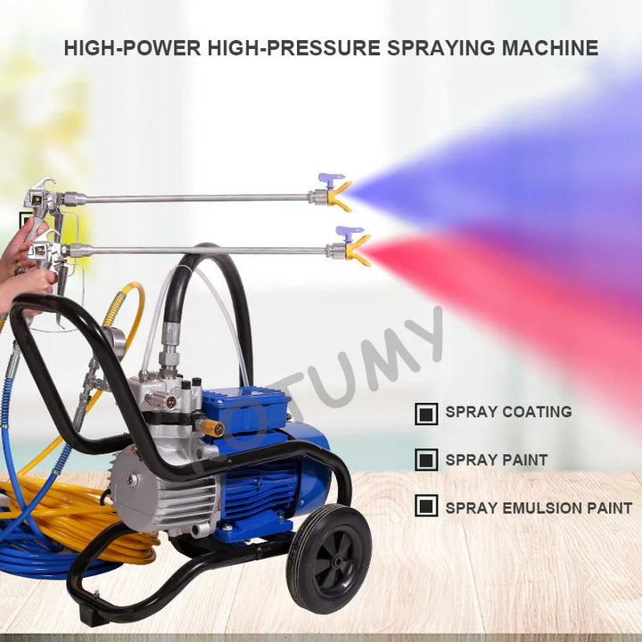 High-Pressure Electric Paint Airless Spraying Machine Multi-Purpose Painting Tool Home Improvement Equipment 5200W