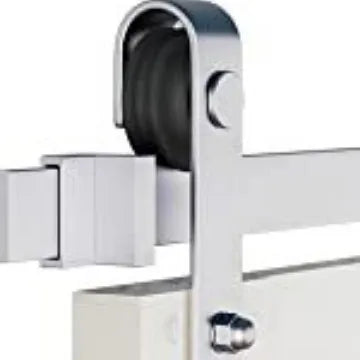 American barn door hanging rail full set of removable wooden door hardware accessories household sliding door