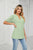 Womens Summer Tops V Neck Ruffle Sleeve Blouses Short Sleeve Casual Tops T-Shirts For Women