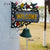 Nordic Rural Retro Welcome Double-sided Listing Doorbell Welcome Cast Iron Wrought Iron Doorbell Hand Bell