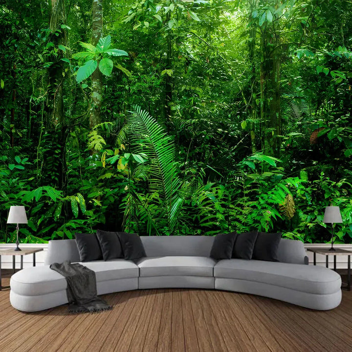 Beautiful Natural Forest Printed Large Wall Tapestry Hanging Bohemian Wall Tapestries Mandala Wall Art Decor