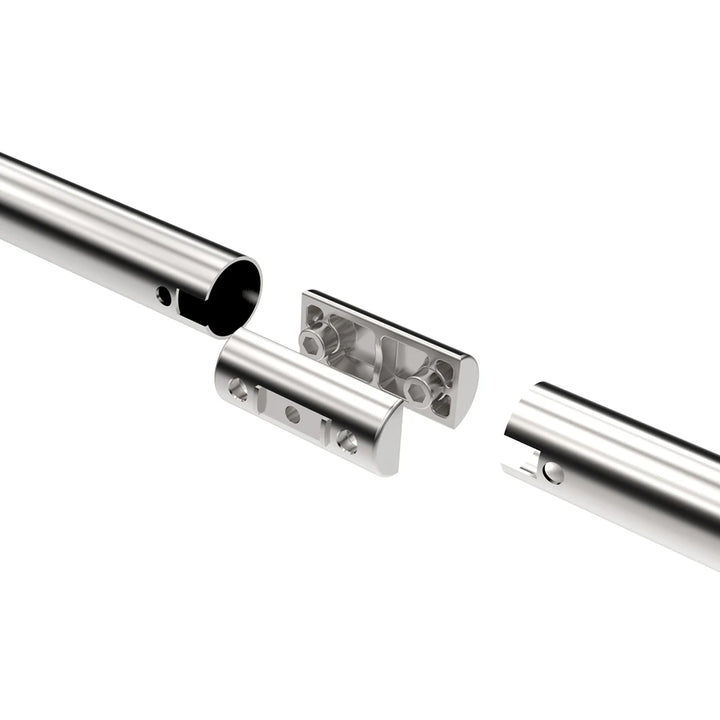 CCJH Sliding Door System Stainless Steel Suitable for Single Door T Type Roller Hanger Barn Door Hardware Kit  6FT/5.5FT