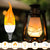 USB E14 E27 B22 Led Simulated Flame Bulbs 9W AC85-265V Luces Home Electronic Accessories Lamp Flame light Effect Bulbs Lampada