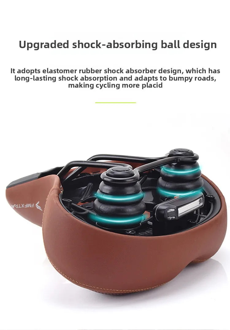 Bicycle Seats for Comfort Men  Women Oversized & Extra Soft Padded Bike Seat Cushion Comfortable Large Bike Saddle Mountain