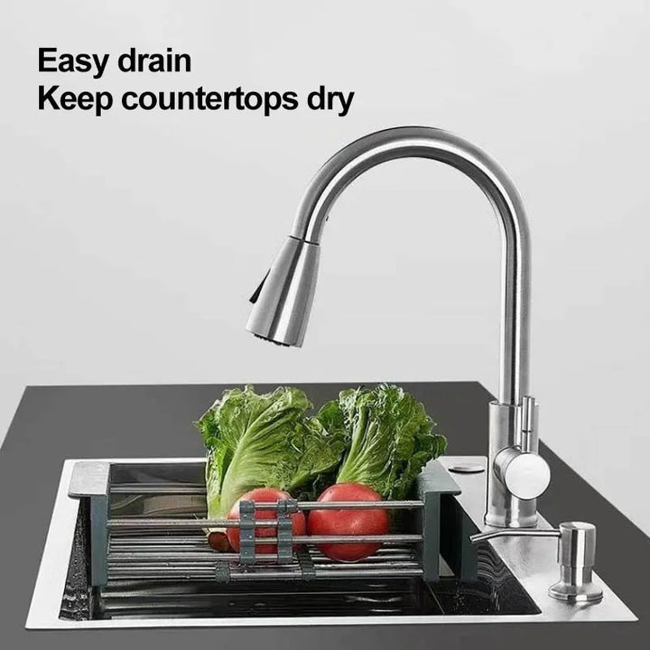 Thickened 304 Stainless Steel Single Sink Kitchen Sink Undermount Dishwashing Trough