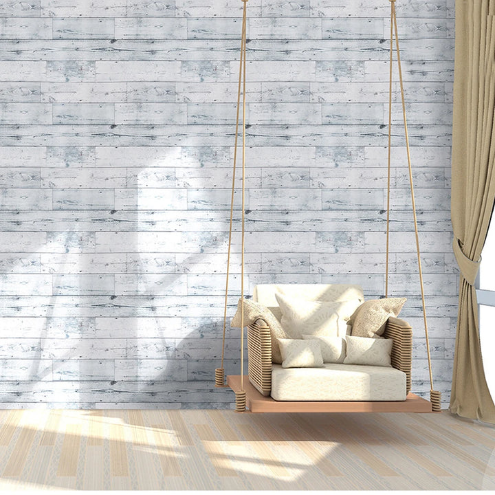 Wood Vinyl Wallpaper Roll Wood Grain Self Adhesive Wallpaper Kitchen Wardrobe Cabinet Furniture Contact Paper Renovation Door