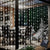 1pc Solar Curtain String Lights Outdoor Fairy Lights Solar Powered Twinkle String Lights 8 Modes For Home Garden P