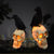 Solar Resin Halloween Crow Skull Light Outdoor Waterproof LED Light