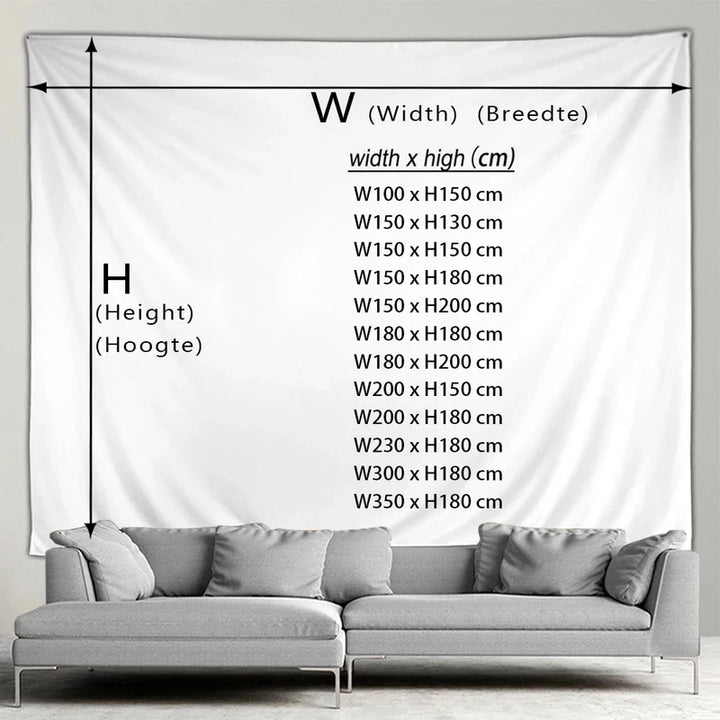 Beautiful Natural Forest Printed Large Wall Tapestry Hanging Bohemian Wall Tapestries Mandala Wall Art Decor