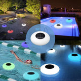 RGB Solar Pool Light Ambient Inflatable Courtyard Lawn Terrace Party Beach Outdoor Solar Floating Pool Light