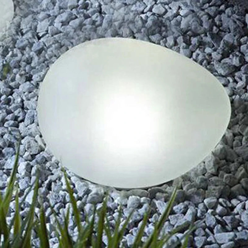 Solar LED Light Outdoor Glow Cobblestone Lamp Luminous Stone  Lighting Pebble RGB Garden Light Pathway Garden Decor