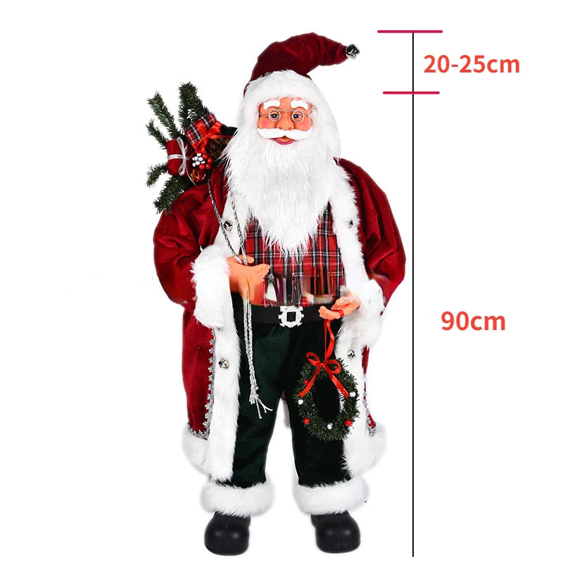 90cmThe New Big Santa Claus Doll for Large Christmas Tree