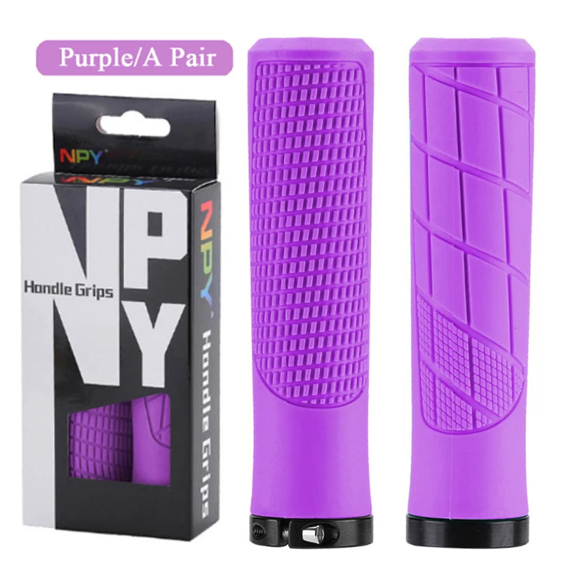 Mtb Grips Integrated Bicycle Grips Comfortable Silicone Mountain Bike Grips Dustproof Waterproof Mtb Cuffs Bike Handles