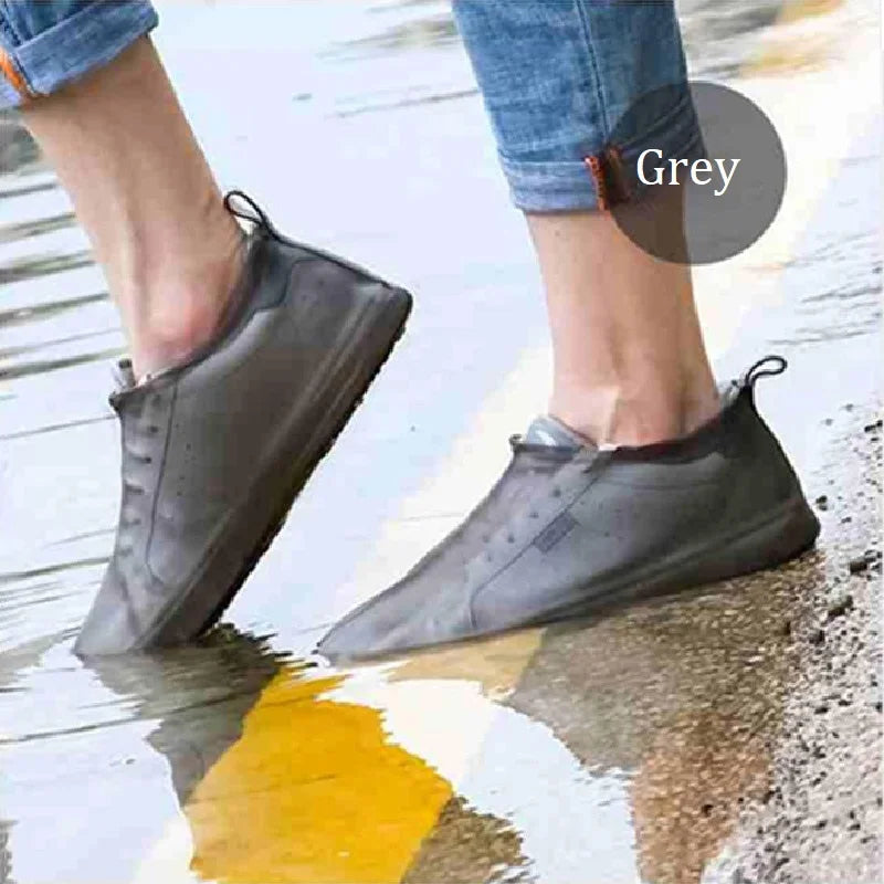 Silicone Material Boots Non-slip Waterproof Shoe Cover Unisex Shoes Protectors Rain Boots for Indoor Outdoor Rainy Days Reusable
