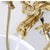 Bathroom Bathtub Faucet Set Floor Decked Gold Total Brass Classical American Style Shower Faucet Set Top High Quality
